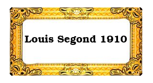 Louis Segond 1910